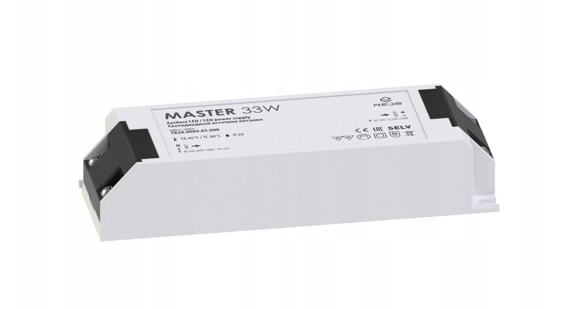 LED transformators MASTER 12V DC, no 7-80W